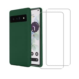 Προστατευτικό Google Pixel 7 2 οθόνης - Σιλικόνη - Πράσινο