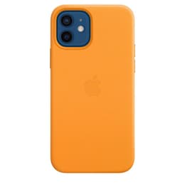 Apple Προστατευτικό iPhone 12 / iPhone 12 Pro - Magsafe - Δέρμα Κίτρινο