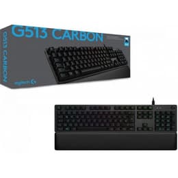 Logitech Πληκτρολόγιο QWERTZ Γερμανικά Πληκτρολόγιο με φωτιζόμενα πλήκτρα G513 Carbon