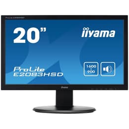 19" Iiyama E2083HSD 1024 x 768 LED monitor Μαύρο