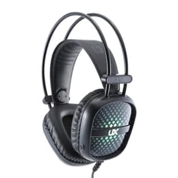 Mftek UX-A2 gaming με καλώδιο Ακουστικά Μικρόφωνο - Μαύρο/Πράσινο