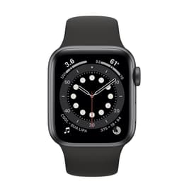 Apple Watch (Series 6) 2020 GPS + Cellular 40mm - Αλουμίνιο Space Gray - Sport band Μαύρο