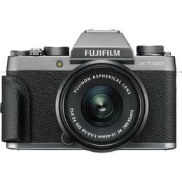 Υβριδική X-T100 - Γκρι/Μαύρο + Fujifilm Fujinon Aspherical Lens Super EBC XC 15-45mm f/3.5-5.6 OIS PZ f/3.5-5.6