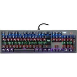 Skillkorp Πληκτρολόγιο AZERTY Γαλλικό Πληκτρολόγιο με φωτιζόμενα πλήκτρα SKP K11