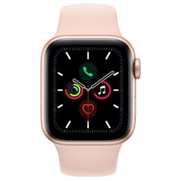 Apple Watch (Series 5) 2019 GPS + Cellular 40mm - Αλουμίνιο Χρυσό - Sport band Ροζ