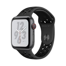 Apple Watch (Series 4) 2018 GPS + Cellular 44mm - Αλουμίνιο Space Gray - Αθλητισμος Εμφανισεις Nike Διαστημικό μαύρο