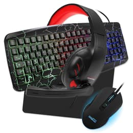 Amstrad Πληκτρολόγιο AZERTY Γαλλικό Πληκτρολόγιο με φωτιζόμενα πλήκτρα Warriors