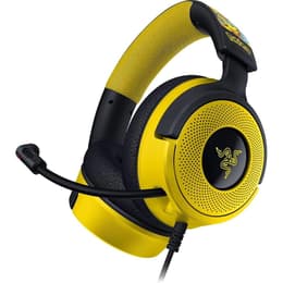 Razer Kraken V4 X Pokemon Edition Μειωτής θορύβου gaming με καλώδιο Ακουστικά Μικρόφωνο - Κίτρινο