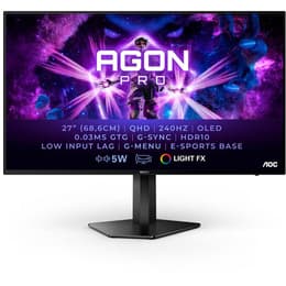 27" Aoc AG276QZD 2560 x 1440 OLED monitor Μαύρο