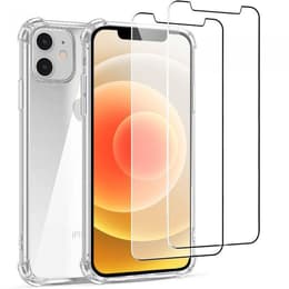 Προστατευτικό iPhone 12 mini 2 οθόνης - TPU - Διαφανές