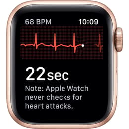 Apple Watch (2019) GPS + Cellular 40 mm - Αλουμίνιο Χρυσό - Sport band Starlight