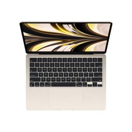 MacBook Air 13" (2022) - Apple M2 8‑core CPU καιGPU 8-Core - 8GB RAM - SSD 256GB - Πρότυπο - QWERTY - Σουηδικό