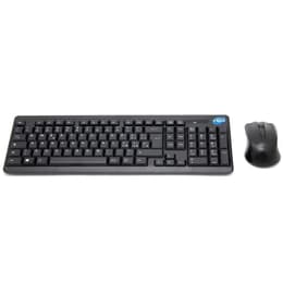 Simpletek Πληκτρολόγιο QWERTY Ιταλικά Ασύρματο Universal Mouse + Keyboard 1000 DPI 2.4G Nano reciever