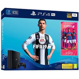 PlayStation 4 Pro 1000GB - Μαύρο + FIFA 19