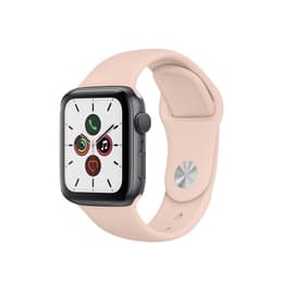 Apple Watch (Series 5) 2019 GPS 44mm - Αλουμίνιο Space Gray - Αθλητικό λουράκι Ροζ