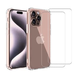 Προστατευτικό iPhone 16 Pro 2 οθόνης - TPU - Διαφανές