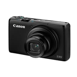 Συμπαγής PowerShot S95 - Μαύρο + Canon Canon Zoom Lens 3.8 x IS 6-22,5mm f/2.0-4.9 f/2.0-4.9