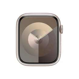 Apple Watch Series 9 (2023) - (το λουράκι δεν περιλαμβάνεται) - GPS + Cellular 41 mm - Starlight Αλουμίνιο