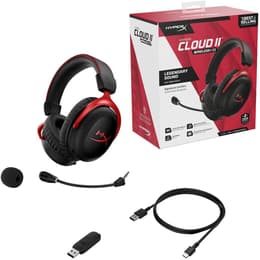 Hyperx Cloud II gaming wireless Ακουστικά Μικρόφωνο - Κόκκινο/Μαύρο