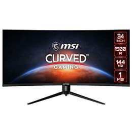 34" MSI Optix MAG342CQR 3440 x 1440 LED monitor Μαύρο