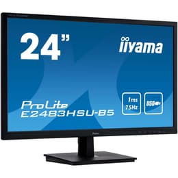 24" Iiyama ProLite E2483HSU-B5 1920 x 1080 LCD monitor Μαύρο
