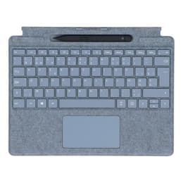 Microsoft Πληκτρολόγιο AZERTY Βελγικά Ασύρματο Πληκτρολόγιο με φωτιζόμενα πλήκτρα Surface Pro X / 8 / 9 Signature Keyboard + Slim Pen