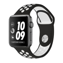 Apple Watch (Series 3) 2017 GPS 42mm - Αλουμίνιο Space Gray - Sport Nike Μαύρο/Άσπρο