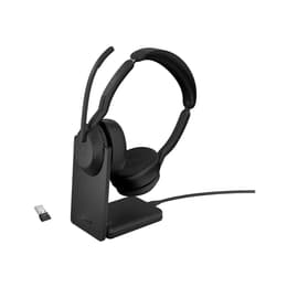 Jabra Evolve2 55 UC Μειωτής θορύβου wireless Ακουστικά Μικρόφωνο - Μαύρο