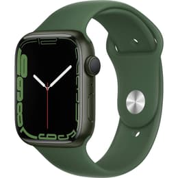 Apple Watch (Series 7) 2021 GPS + Cellular 45mm - Αλουμίνιο Πράσινο - Sport band Πράσινο