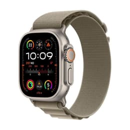 Apple Watch Ultra 2 (2023) GPS + Cellular 49 mm - Τιτάνιο Φυσικό τιτάνιο - Sport loop Χρυσό