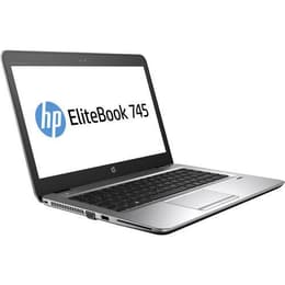 HP EliteBook 745 G4 14" PRO A10-8730B - SSD 128 GB - 8GB QWERTY - Αγγλικά