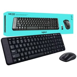 Logitech Πληκτρολόγιο QWERTY Ισπανικό Ασύρματο MK220