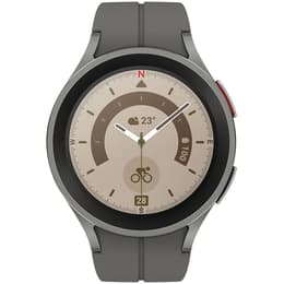 Samsung Ρολόγια Galaxy Watch 5 Pro Παρακολούθηση καρδιακού ρυθμού GPS - Ασημί