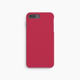 Προστατευτικό iPhone 7 Plus/8 Plus - Φυσικό υλικό - Κόκκινο