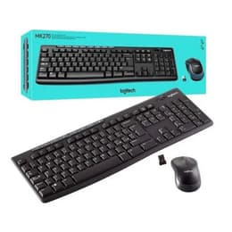 Logitech Πληκτρολόγιο QWERTY Ισπανικό Ασύρματο MK270