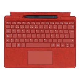 Microsoft Πληκτρολόγιο QWERTY Ισπανικό Ασύρματο Πληκτρολόγιο με φωτιζόμενα πλήκτρα Surface Pro X / 8 / 9 Signature Keyboard + Slim Pen