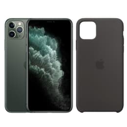 Pack iPhone 11 Pro Max + Apple Προστατευτικό (Μαύρο) - 64GB - Σκούρο Πράσινο - Ξεκλείδωτο