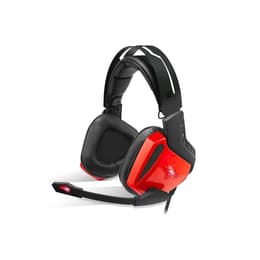 Spirit Of Gamer XPERT-H100 Red Edition gaming με καλώδιο Ακουστικά Μικρόφωνο - Μαύρο/Κόκκινο