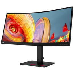 34" Lenovo ThinkVision T34w 1920 x 1080 LCD monitor Μαύρο