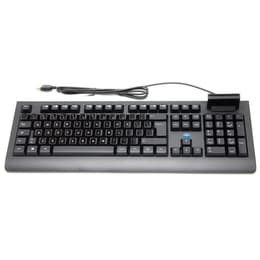 Simpletek Πληκτρολόγιο QWERTY Αγγλικά (US) Wired with Smart Card Reader, with stickers