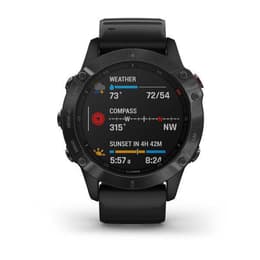 Gamin Ρολόγια Fenix 6S Sapphire Παρακολούθηση καρδιακού ρυθμού GPS - Μαύρο