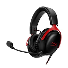 HyperX Cloud III gaming με καλώδιο Ακουστικά Μικρόφωνο - Μαύρο/Κόκκινο