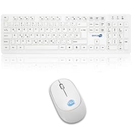 Simpletek Πληκτρολόγιο QWERTZ Ρουμανικά Ασύρματο M&K RUMENO Kit Mouse and Keyboard