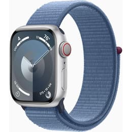 Apple Watch Series 9 (2023) GPS 41 mm - Αλουμίνιο Ασημί - Sport loop Μπλε