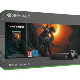 Xbox One X 1000GB - Μαύρο + Shadow of the Tomb Raider