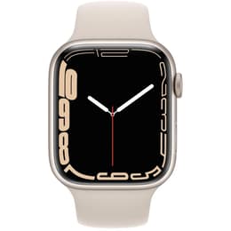 Apple Watch (Series 7) 2021 GPS 45mm - Αλουμίνιο Χρυσό - Sport band Αστροφεγγιά