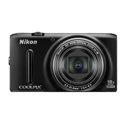 Συμπαγής Coolpix S9400 - Μαύρο + Nikon Nikkor 18X Wide Optical Zoom ED VR 25-450mm f/3.4-6.3 f/3.4-6.3