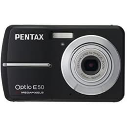 Συμπαγής Optio E50 - Μαύρο + Pentax Pentax Lens Optical Zoom 37.5-112.5 mm f/2.8-5.2 f/2.8-5.2