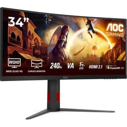 34" Aoc CU34G4Z 3440 x 1440 LCD monitor