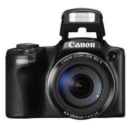 Συμπαγής PowerShot SX510 HS - Μαύρο + Canon Canon Zoom Lens 24-720 mm f/3.4-5.8 f/3.4-5.8